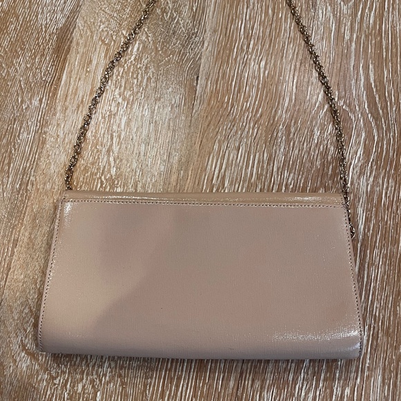 NEW Nordstrom Leather Clutch Evening Bag - Picture 4 of 5